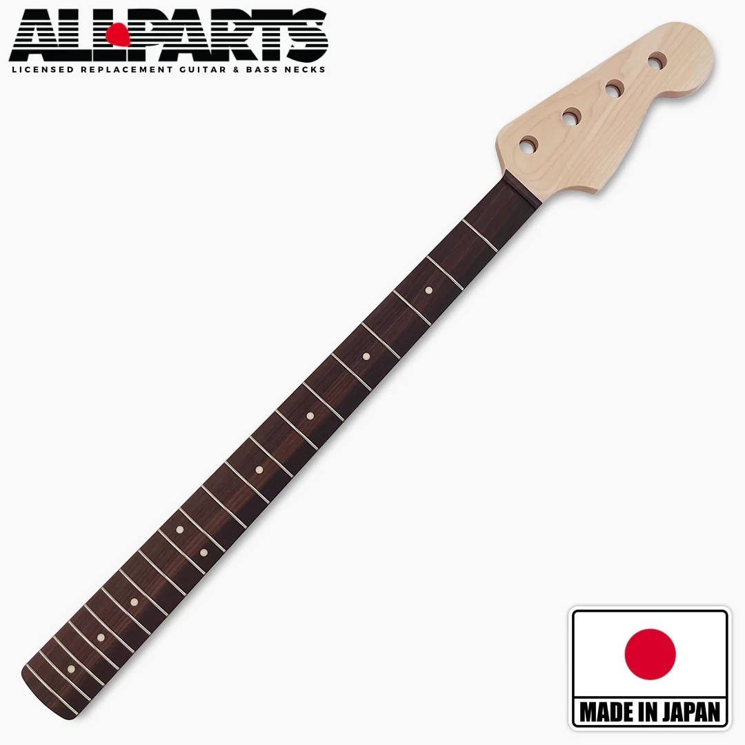 ALLPARTS PRO Replacement Neck for Precision Bass Rosewood fingerboard