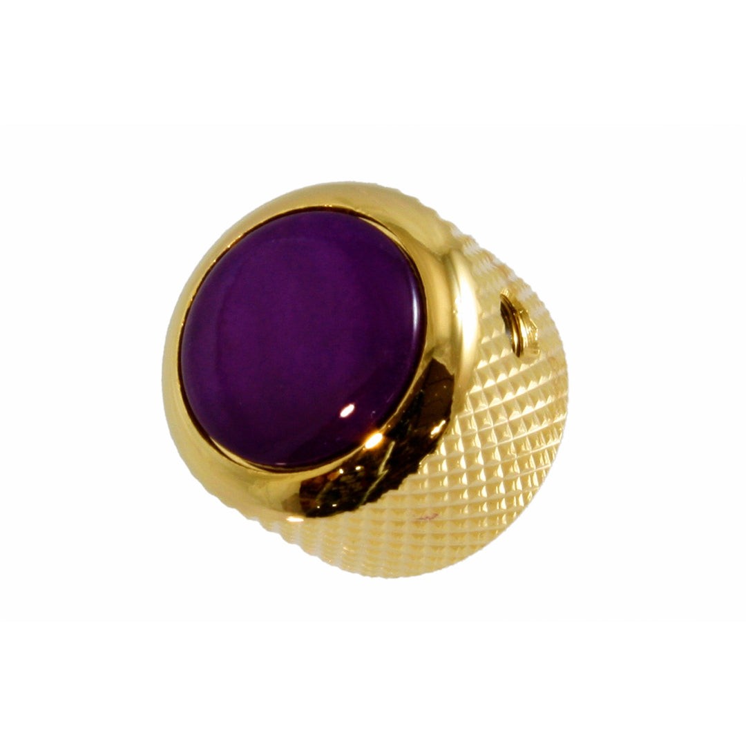 ALLPARTS MK-3187-002 Q-Parts Acrylic Purple Pearloid Metal Knob