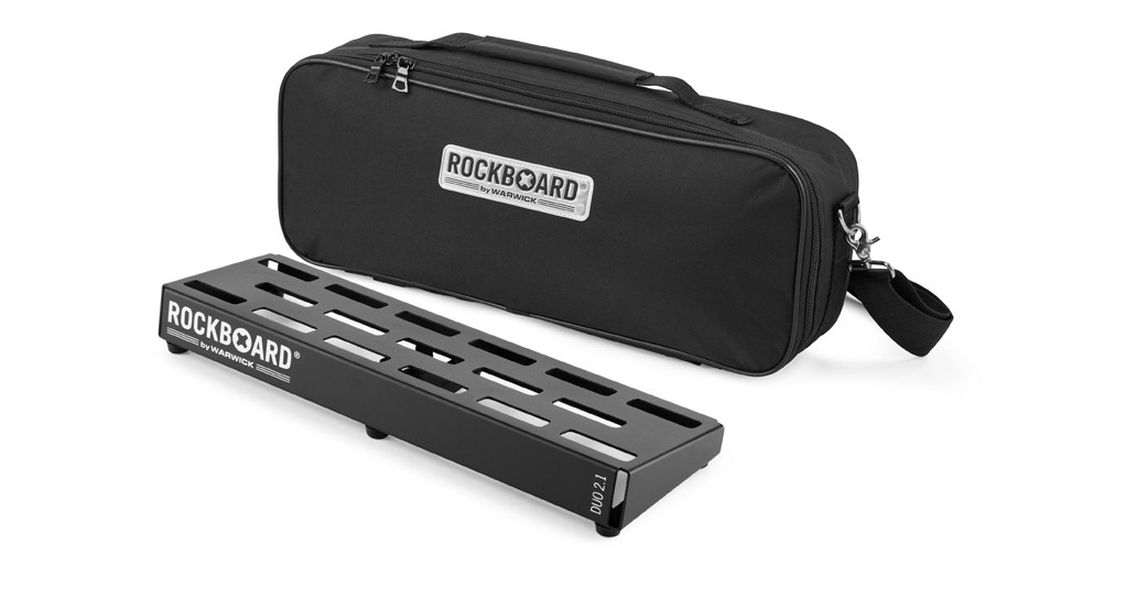 RockBoard DUO 2.1, Pedalboard with Gig Bag