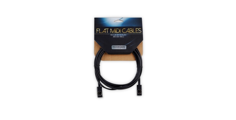 RockBoard Flat MIDI Cable - 300 cm / 118 7/64"