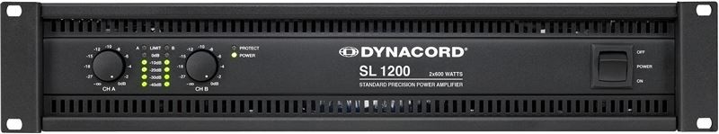 Dynacord Forsterker 2x600W 4ohm 2U