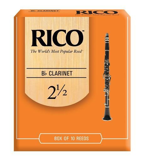 D'addario Rico RCA1025 - 2,5 flis til klarinett, 10 stk