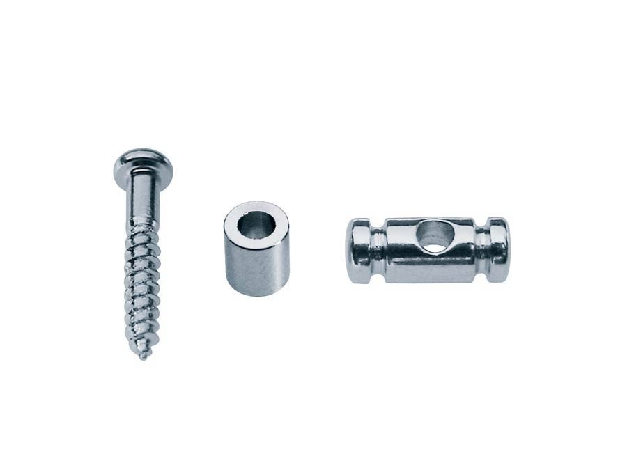 Boston SH-10-C  string retainer. cilinder model. height 9.0mm. with spacer and screw. chrome