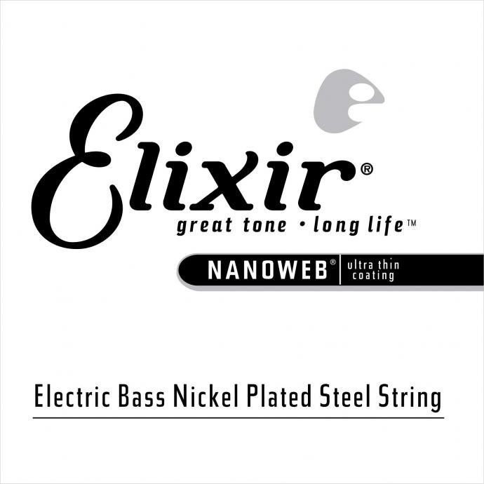 Elixir 15350 Nanoweb Electric Bass Single String .050 - Enkeltstreng til el.bass