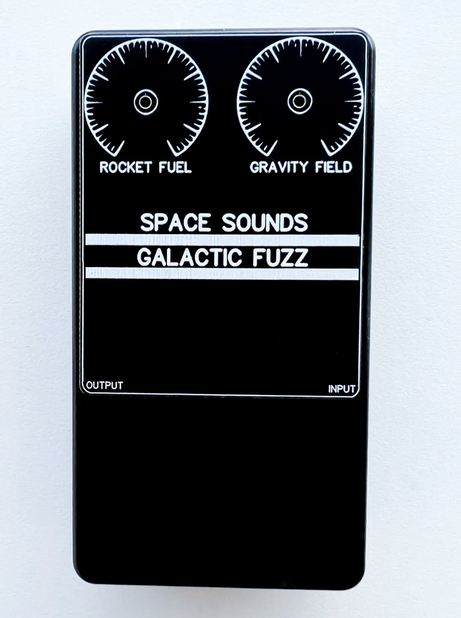 Space Sounds - Galactic Fuzz DIY Pedal Kit - Black