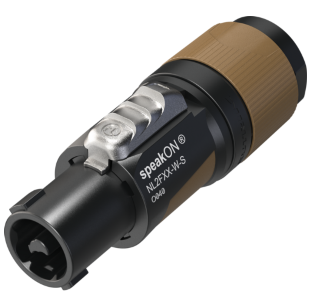 Neutrik NL2FXX-W-S Speakon plugg 2P 6-12mm Hun