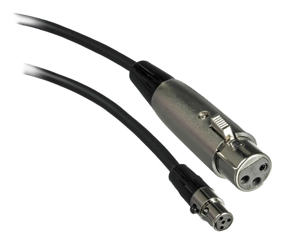Shure WA310 microphone cable, TA4F to XLR female