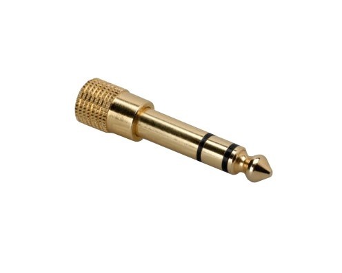 Hosa Headphone Adaptor, 3.5 mm TRS to 1/4 in TRS
