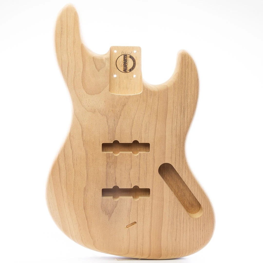 Allparts SLBD-JBO-RSP-F Select Unfinished Brown Sugar Replacement Body for Jazz Bass