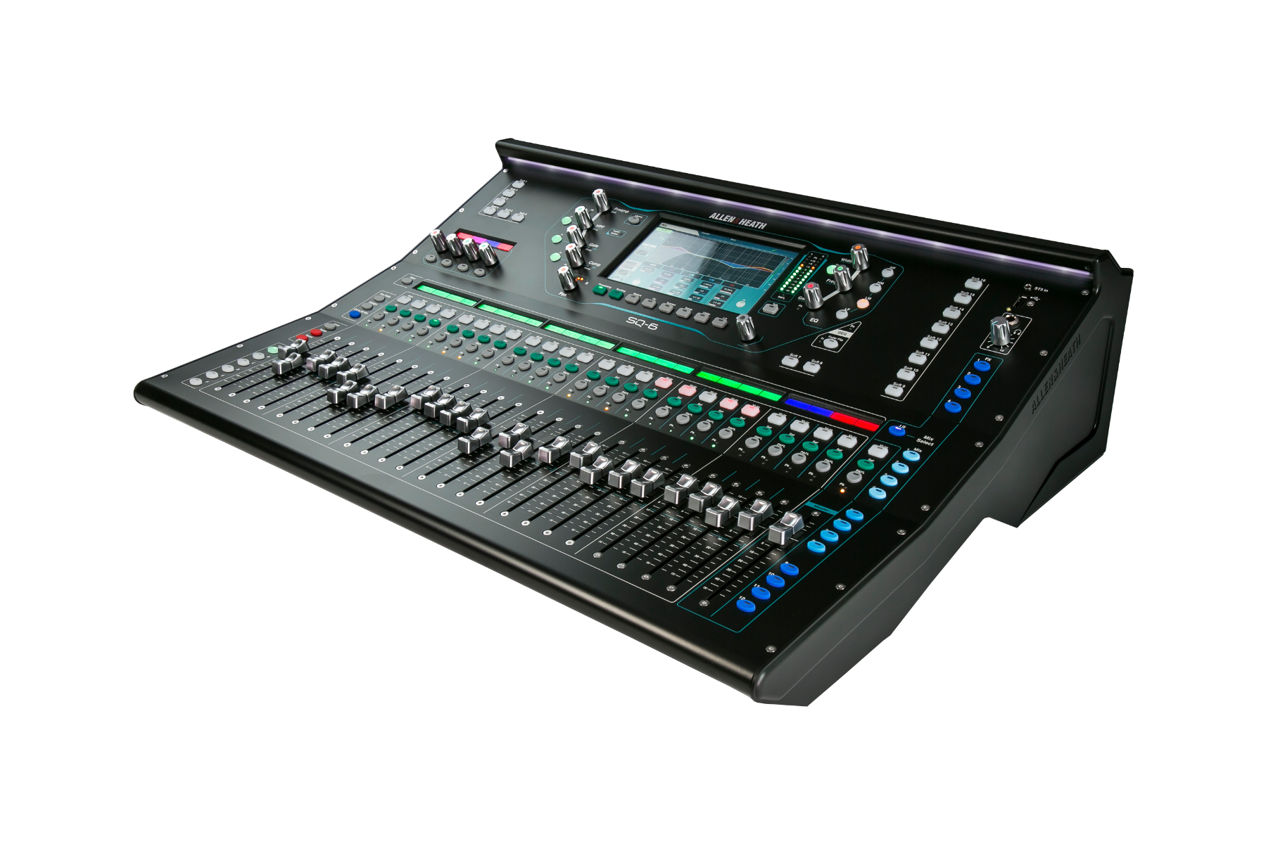 Allen & Heath SQ-6 - 48ch digital mixer, 96kHz, 24 Mic/Line 14 XLR out