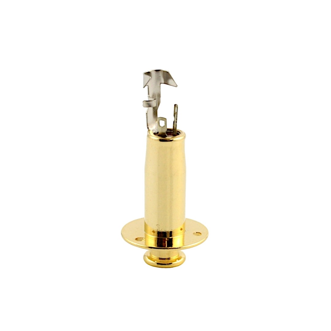 ALLPARTS EP-4605-002 Gold Stereo End Pin Jack 