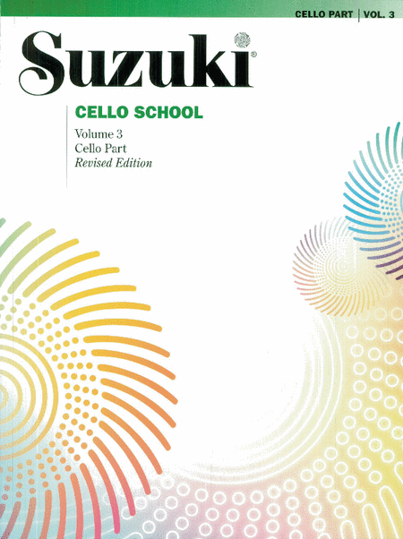 Suzuki Cello School Cello Part, Volume 3