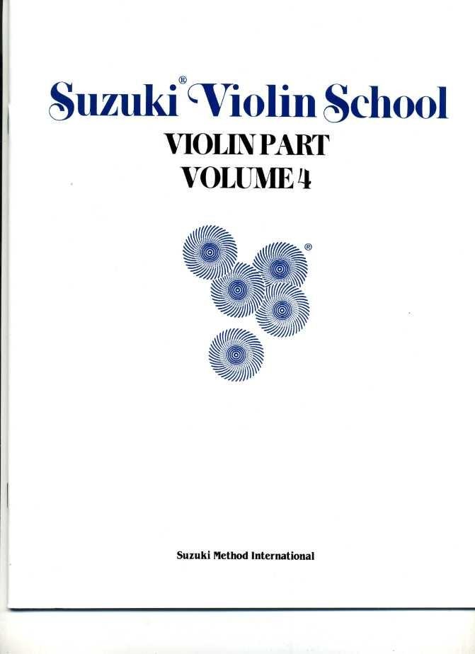 Suzuki Violin School Volum 4 - Violin part