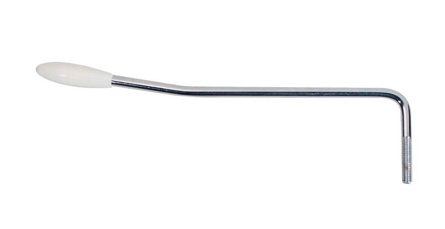 Boston TA-5-FCW  tremolo arm. 5mm thread. 5mm arm diameter. white cap. chrome