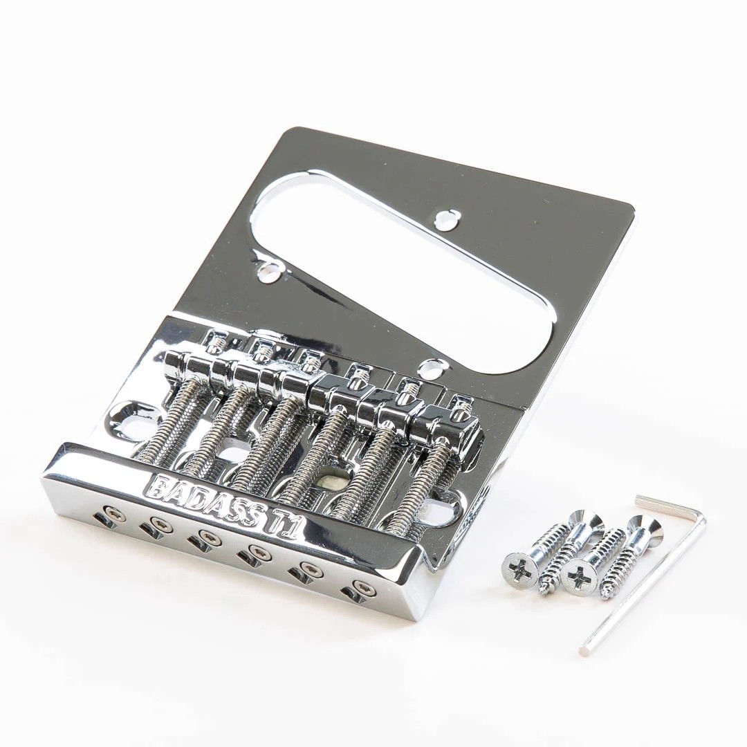 Allparts TB-5101-010 - Badass T1 Bridge for Tele - Chrome