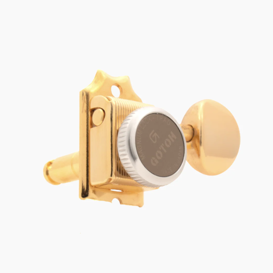 ALLPARTS TK-0769-002 Gotoh SD91-MGT 6-in-line Vintage Style Locking Tuners