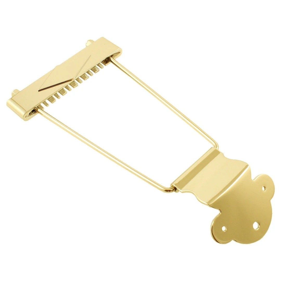 ALLPARTS TP-0630-002 12 String Trapeze Tailpiece Gold 