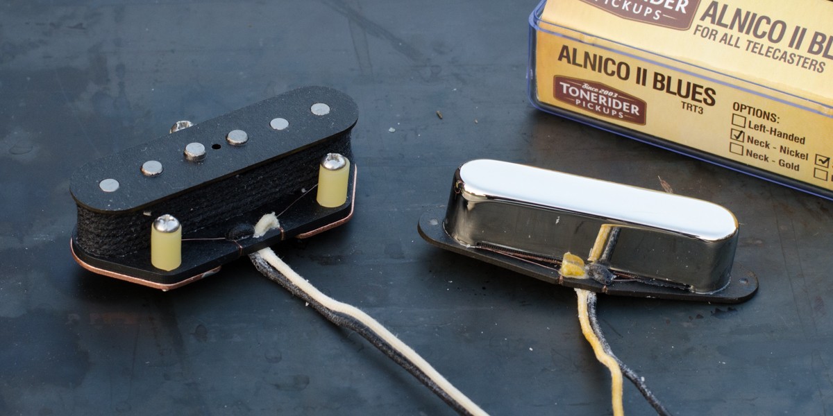Tonerider Alnico II Blues Telecaster Set - Nickel Cover
