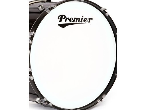 PREMIER 18" Supersonic White Bass Head - Trommeskinn