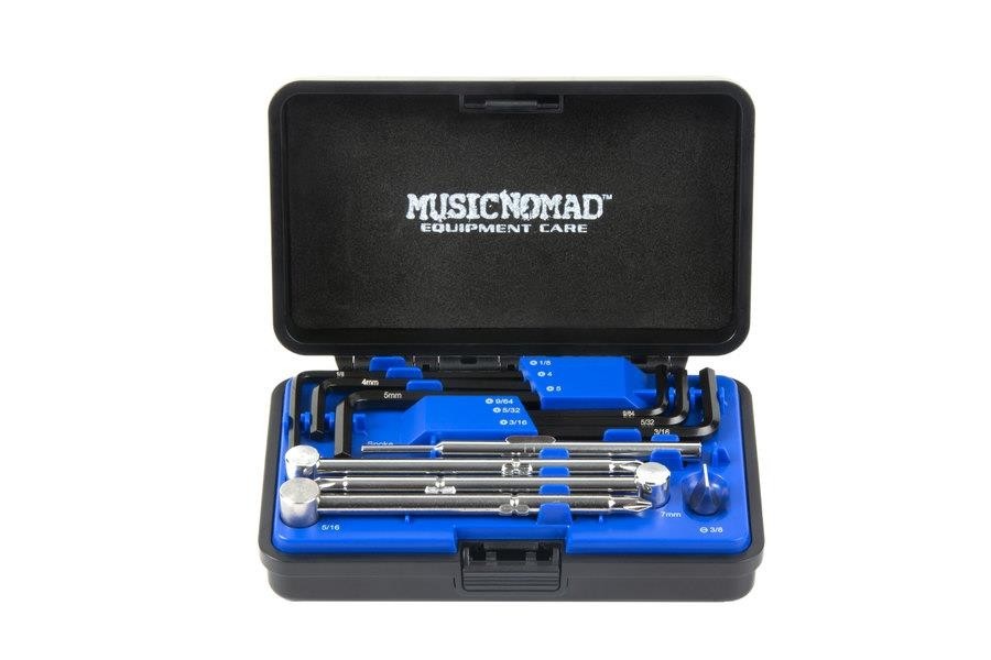 Music Nomad MN235 - Premium Guitar Tech Truss Rod Wrench Set - 11 pcs.