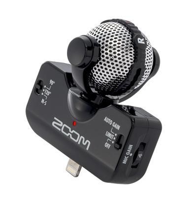 Zoom IQ-5 - Sort mikrofon for iPhone5