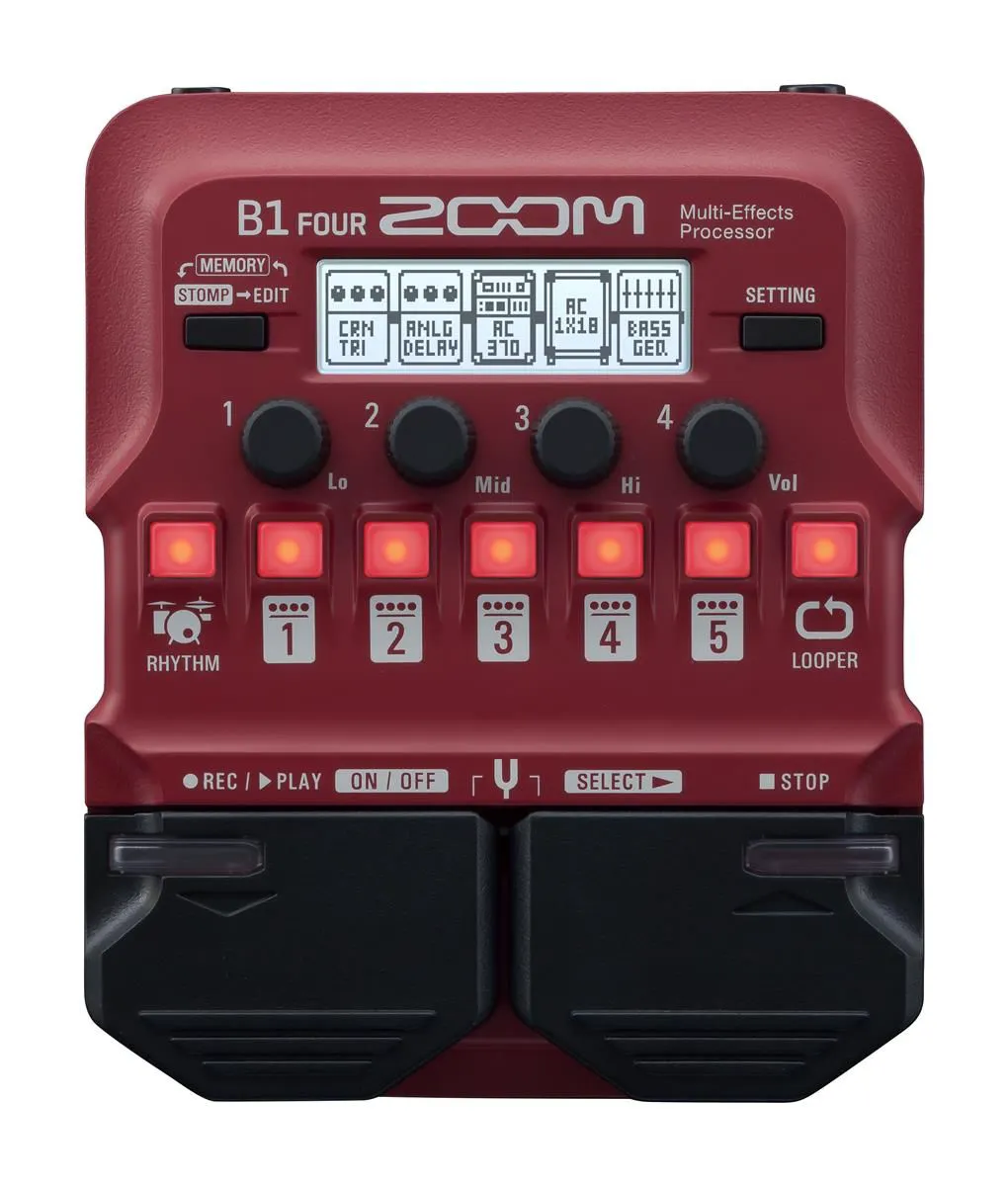 Zoom B1-FOUR Bass Multi-Effects Processor