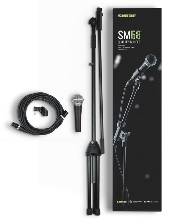 Shure SM58 - K&M - 6m. XLR Cable Bundle