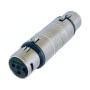 Neutrik overgang XLR hun/hun 3P