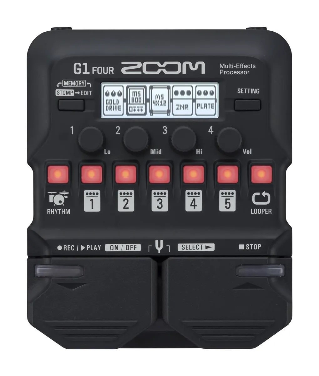 Zoom G1-FOUR Guitar Multi-Effects Processor