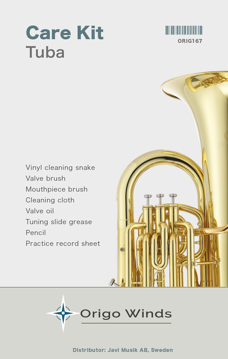 Origo Winds Tuba Care Kit - Vedlikeholdssett til tuba