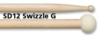 Vic Firth SD12 American Custom Swizzle G - Kombinert stikke/kølle