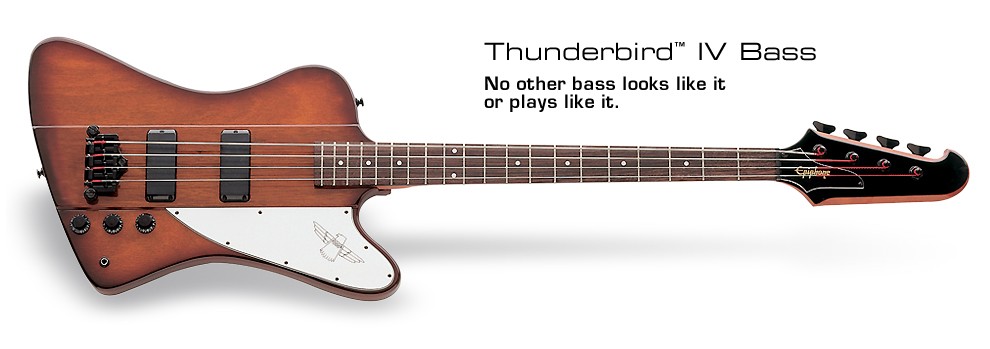 Epiphone Thunderbird IV Vintage Sunburst - El.bass