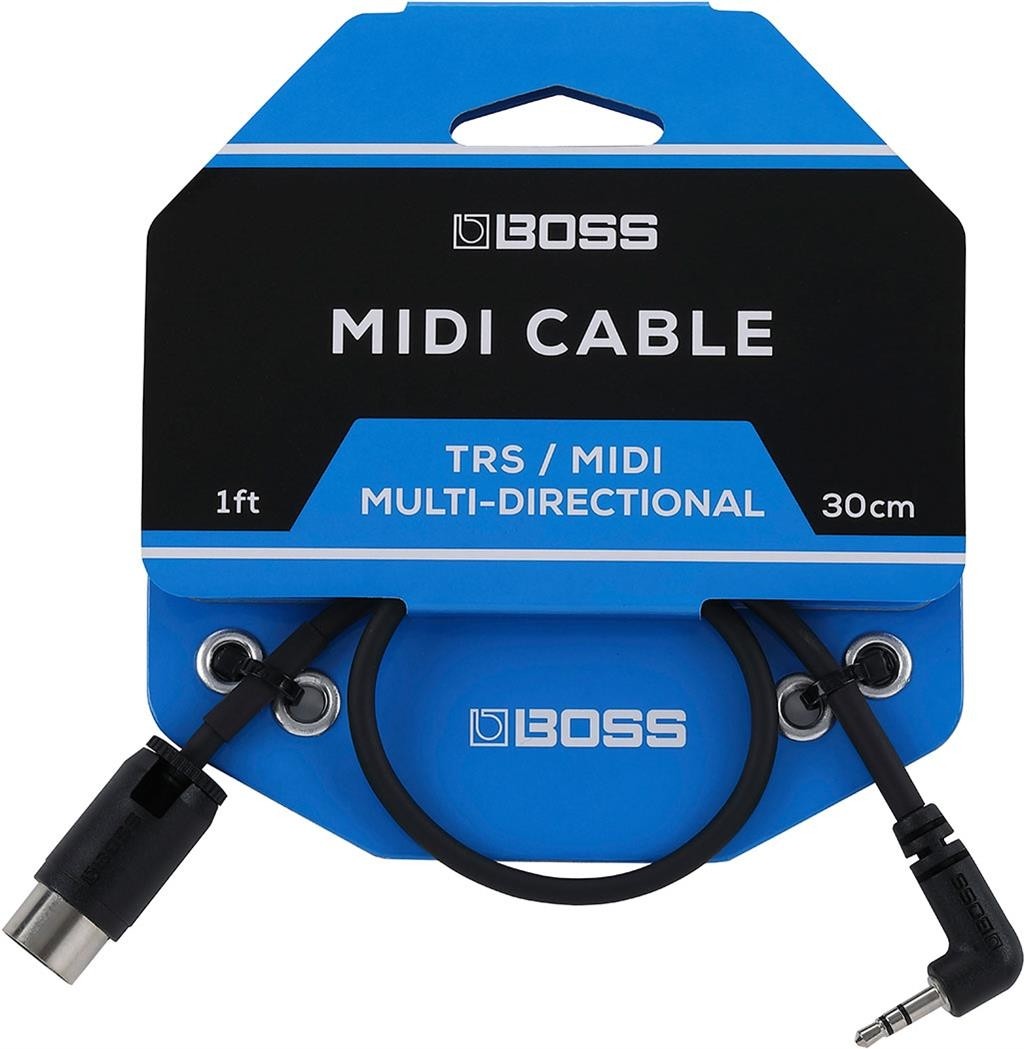 BOSS BMIDI-1-35	INTERCONNECT CABLE TRS/MIDI 1FT / 30CM