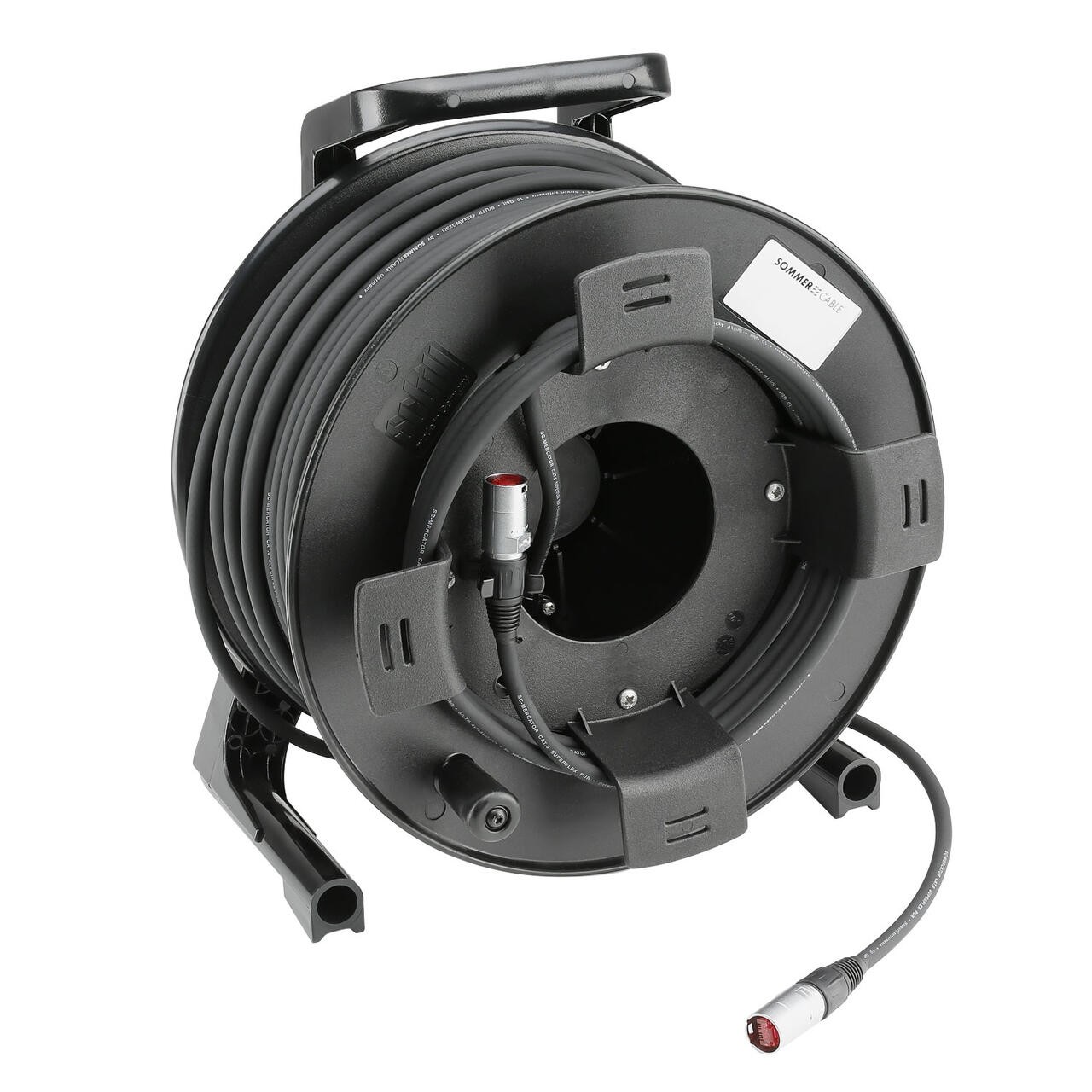 SOMMER Mercator CAT6-kabel, 50m På Schill GT310 trommel, EtherCon