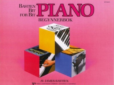 Bastien Bit for bit Begynnerbok Pianoskole - Norsk utgave
