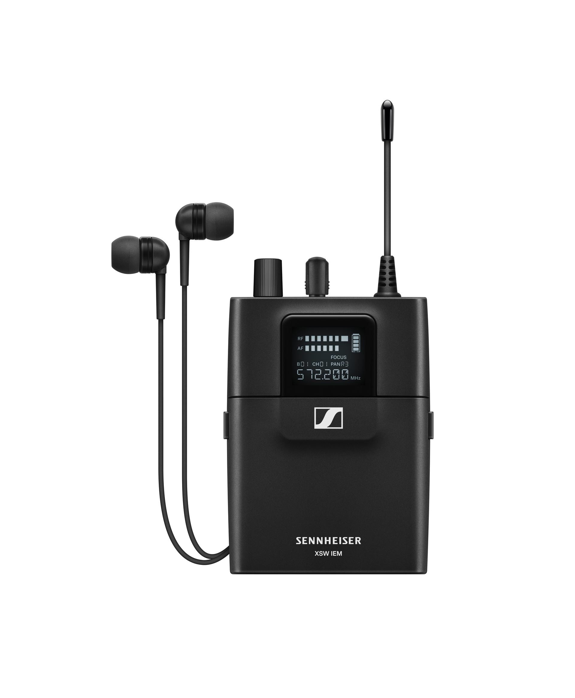 Sennheiser XSW IEM EK (C) - Trådløs in-ear mottaker med propper - Frekvensbånd C