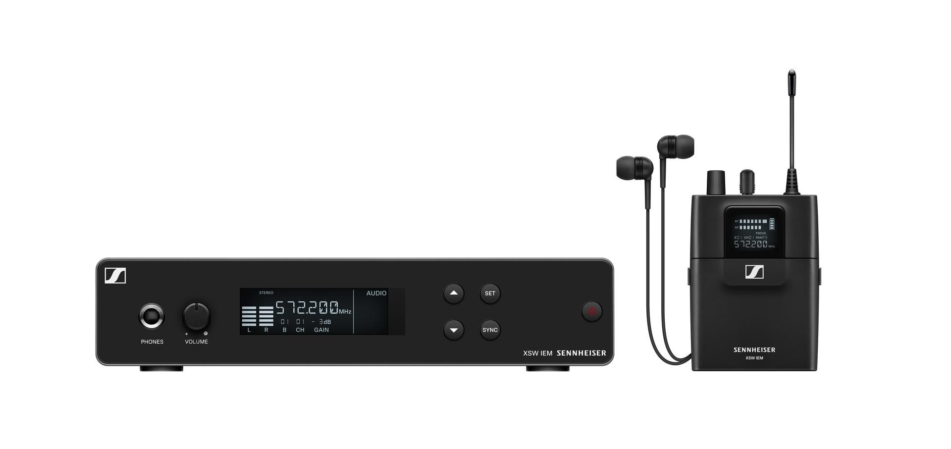 Sennheiser XSW IEM SET - Trådløst in-ear sett - Frekvensbånd C