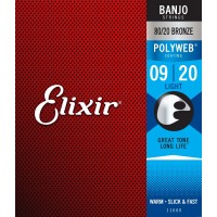 Elixir 11600 Nanoweb Banjo Light -9 . Strenger til Banjo