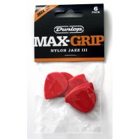 Dunlop Max-Grip Jazz III 471P3N Plekter 6 stk