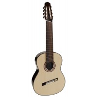 Salvador Cortez CS-60-8SF Solid Top Concert Series 8-string classic guitar - Fanned Frets - Deluxe Case 