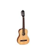 Ortega RST5-1/2 Natural Gloss finish - Halvstørrelse klassisk gitar