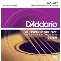 D'Addario EJ38H - Nashville/High Strung strengesett (.010-.027)