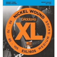 D'Addario EXL160S - Medium/Short Scale - 50-105