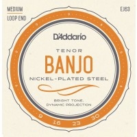 D'Addario EJ63 Medium 4 str. Tenor banjo
