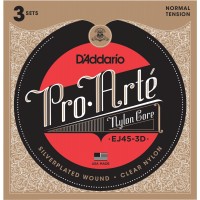 D'Addario Fretted EJ45-3D Normal (3-pack)