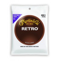 Martin Retro MM11 Custom Light - .011 Retrostrengesett til akustisk gitar
