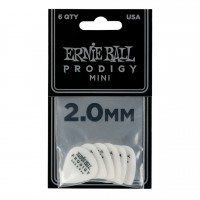 Ernie Ball EB-9203 Prodigy Pick White 2.0 - 6-pack