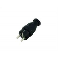 Eurolite Black Rubber Electric Plug