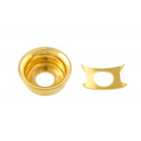 ALLPARTS AP-0275-002 Gold Input Cup Jackplate for Telecaster 