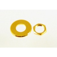 ALLPARTS AP-6691-002 Gold Nuts and Washers for Schaller Straplock 